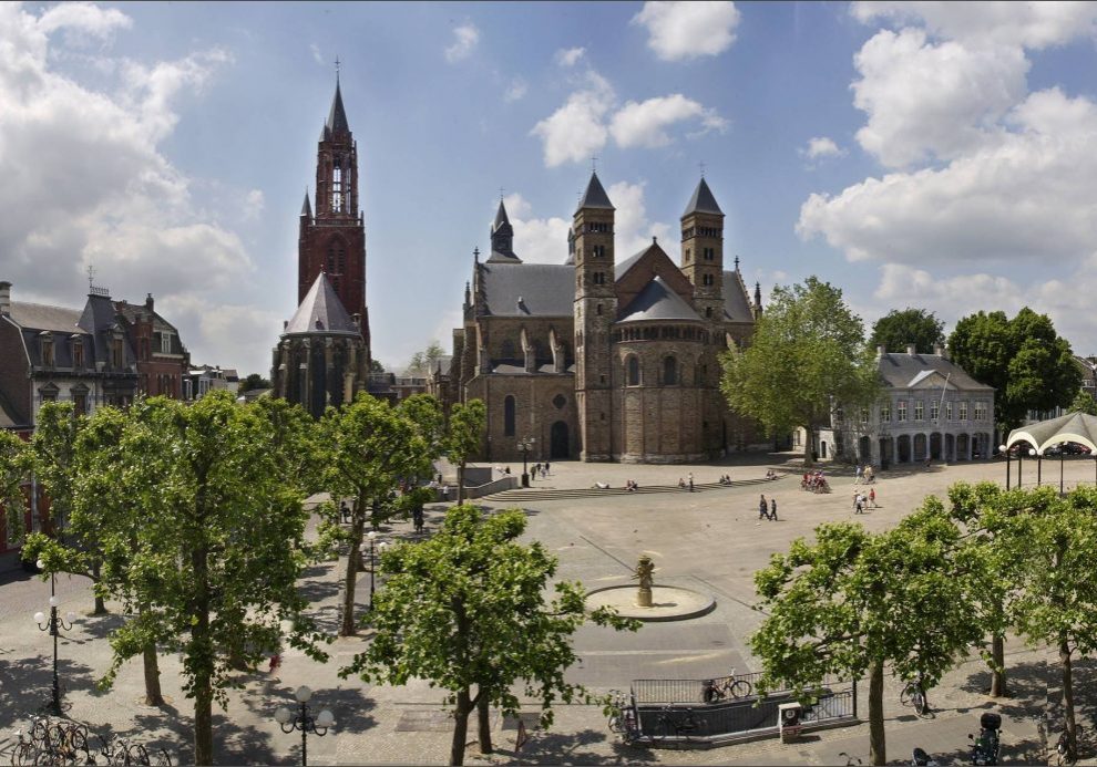 Vrijthof is a large square in the centre of Maastricht, surrounded by heritage buildings, museums, hotels and restaurants.